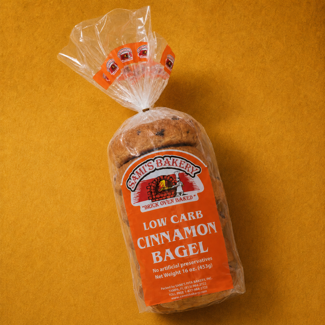 Low Carb Cinnamon Bagel