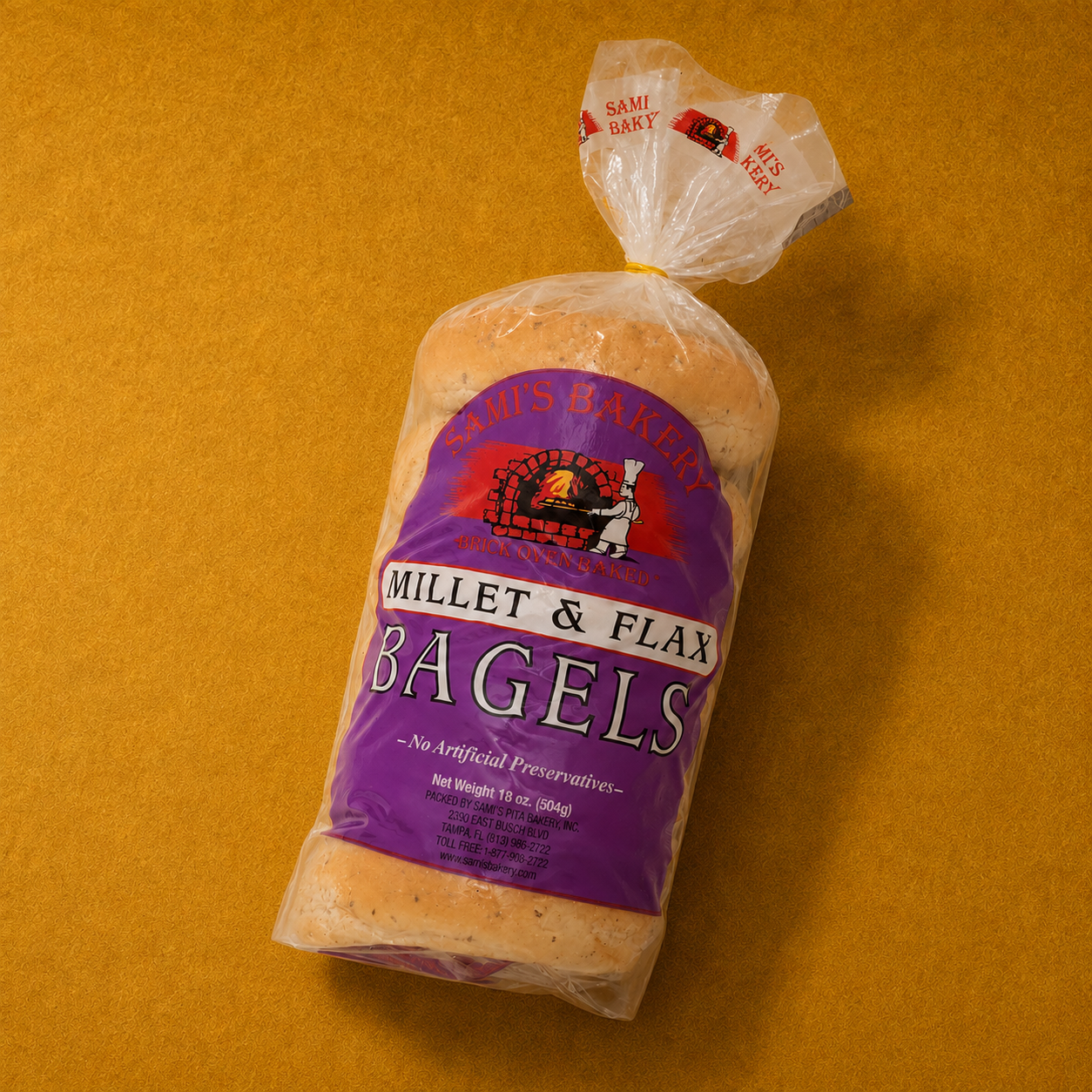 Millet and Flax Bagel