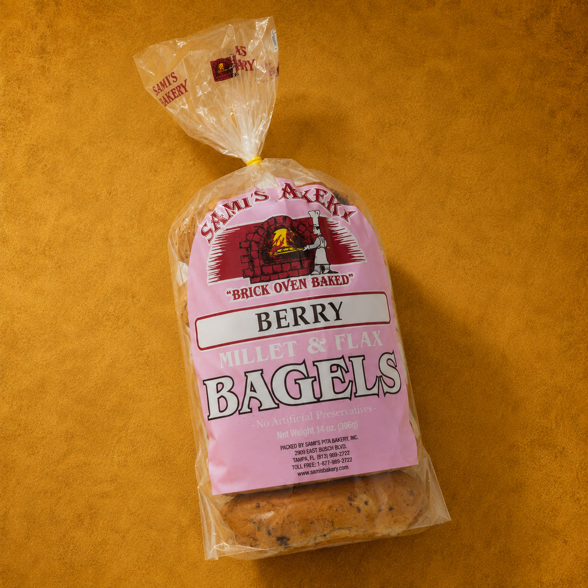 Millet & Flax Berry Bagels