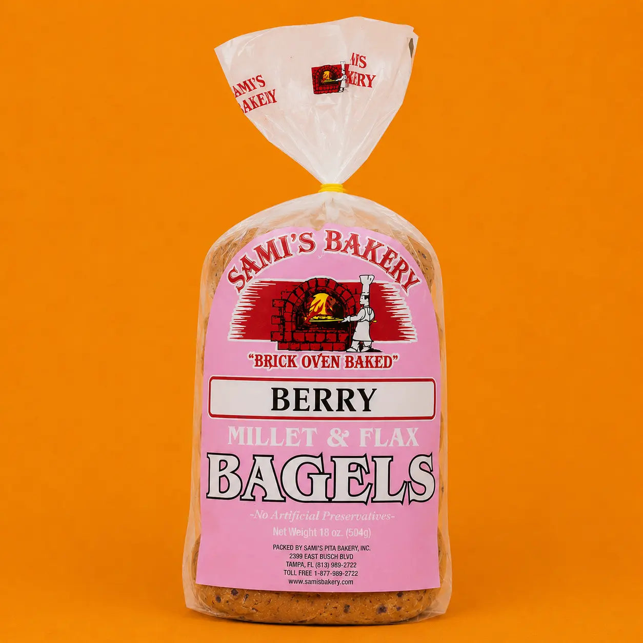 Millet & Flax Berry Bagels