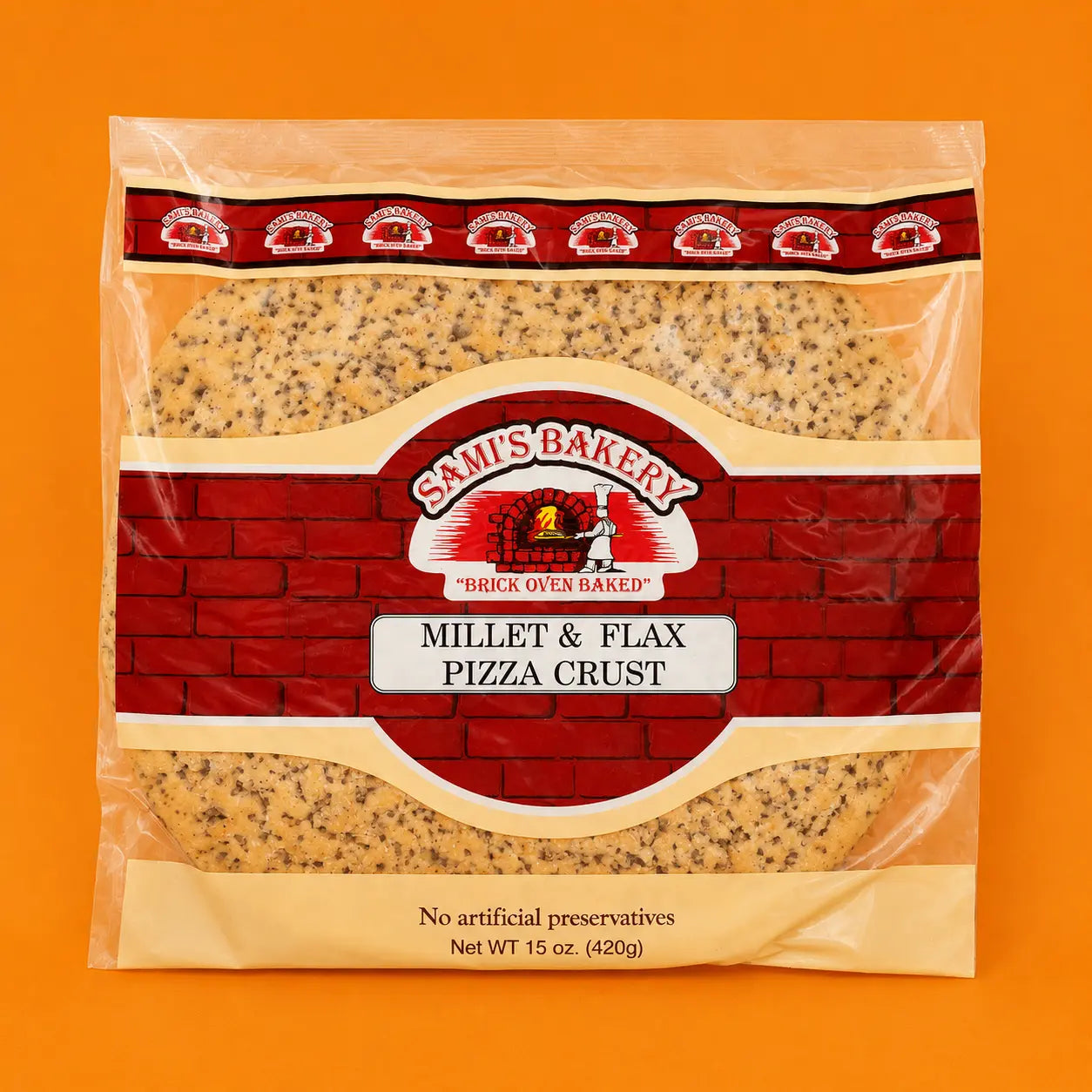 Millet and Flax Pizza Crust