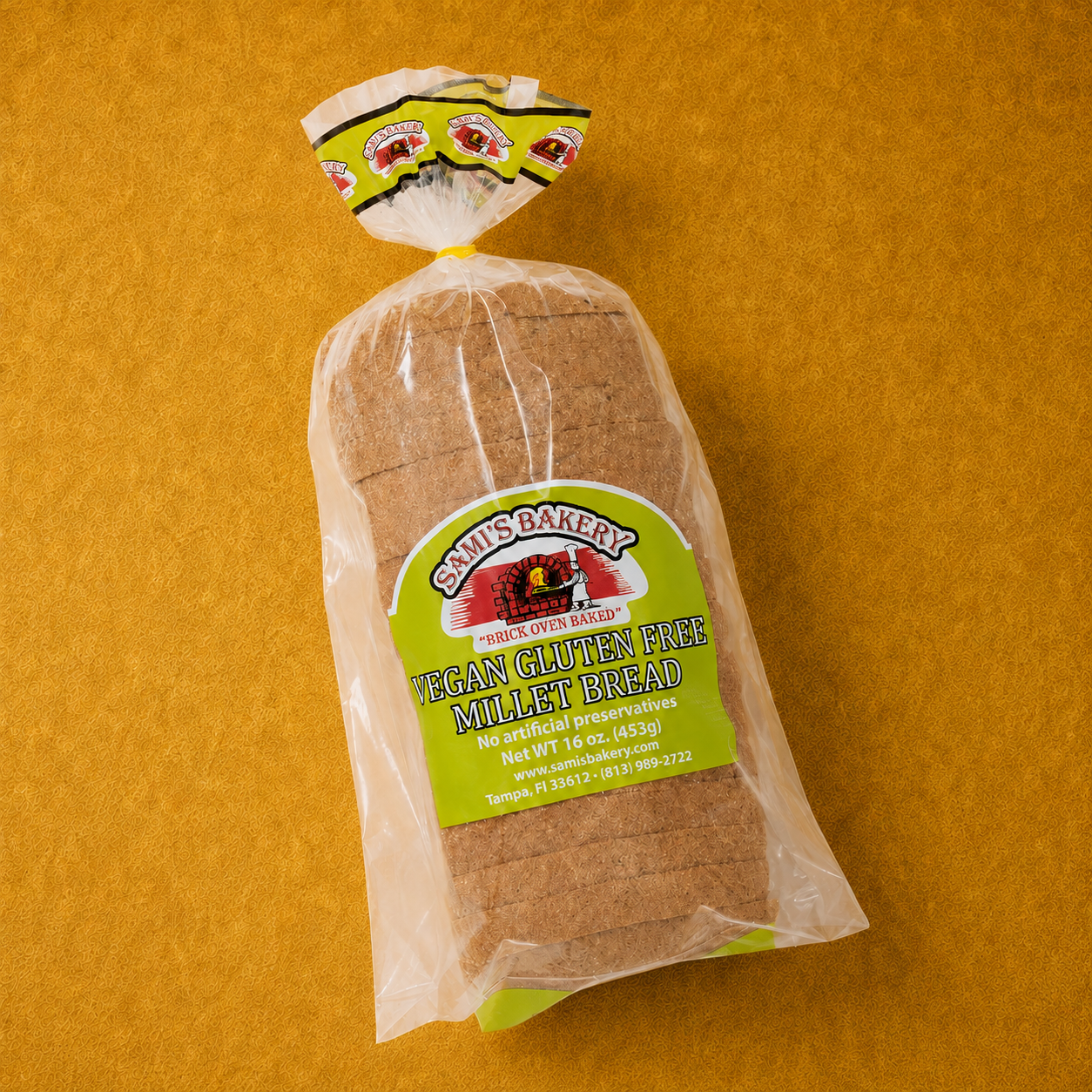 Gluten Free Millet Vegan Bread