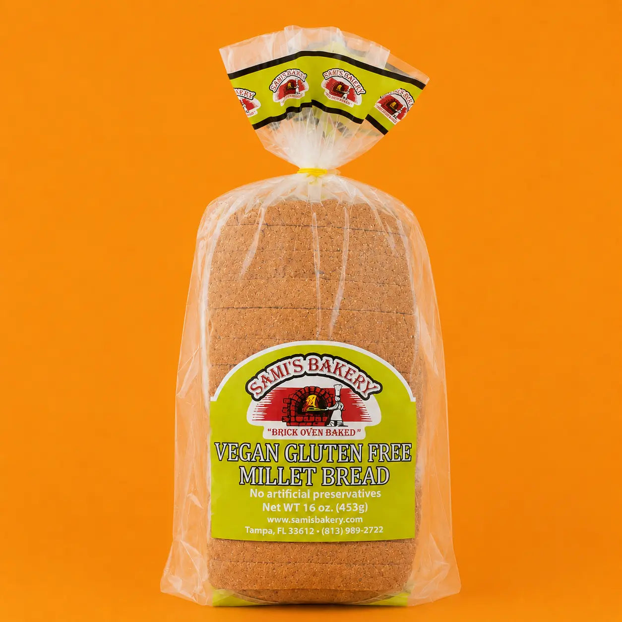 Gluten Free Millet Vegan Bread