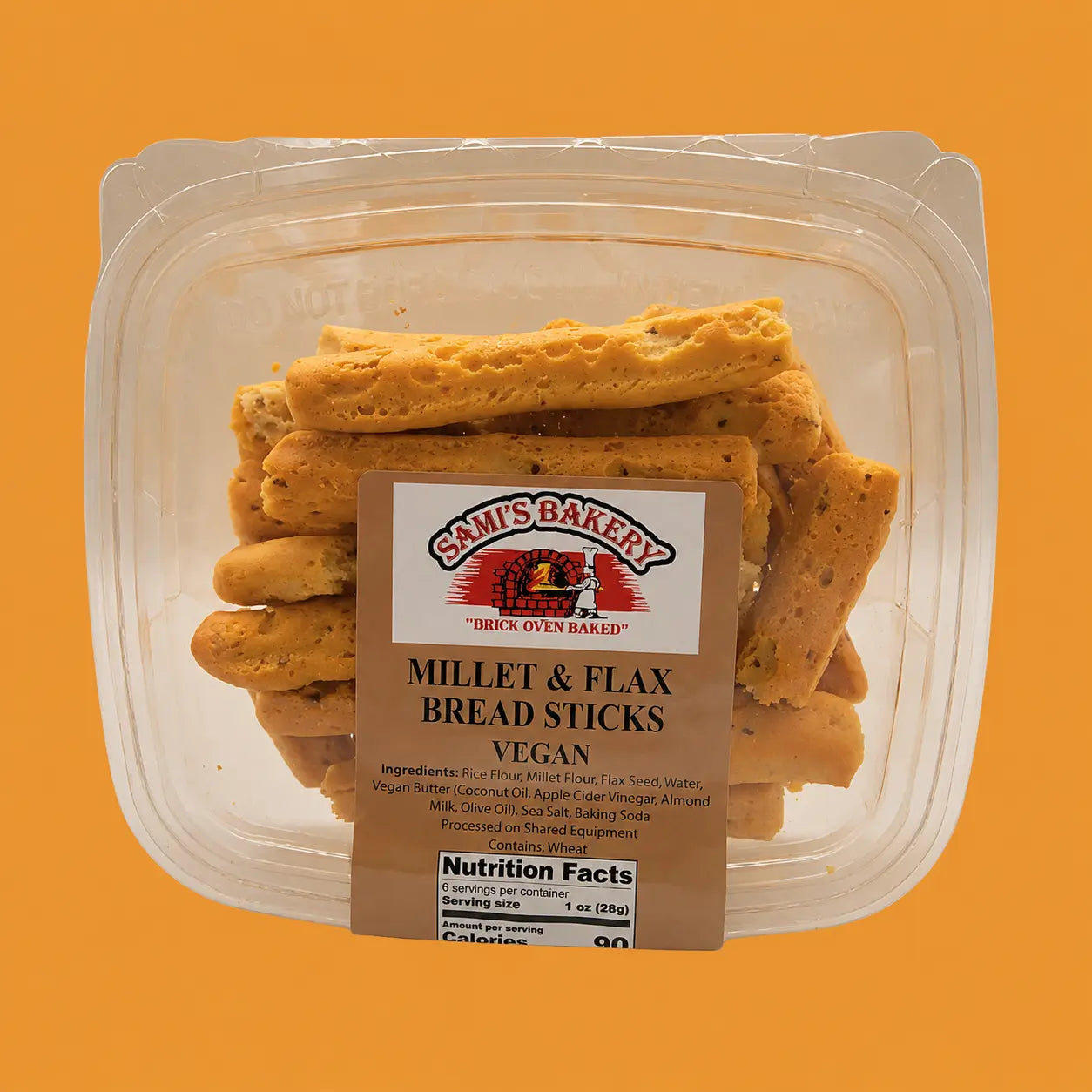 Vegan Millet & Flax Breadsticks