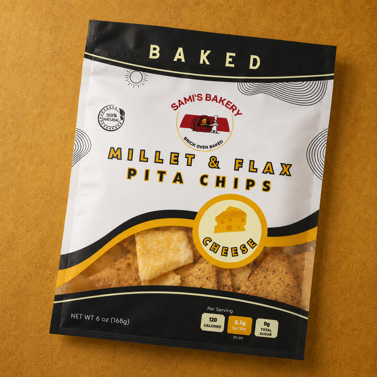 Millet & Flax Cheese Chips