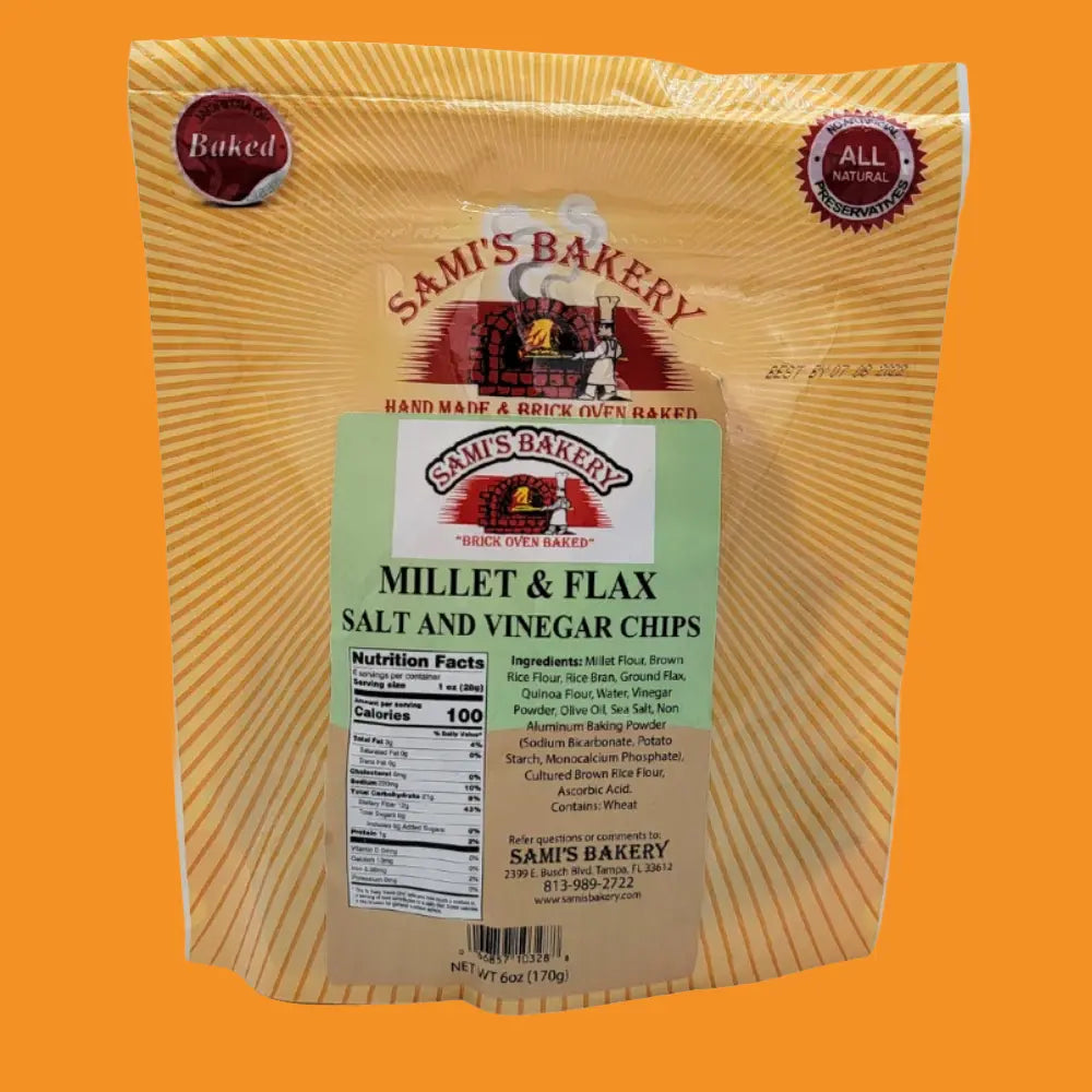 Millet and Flax Salt & Vinegar Chips