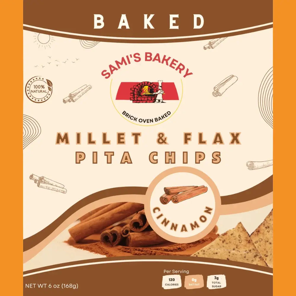 Millet and Flax Cinnamon Chips