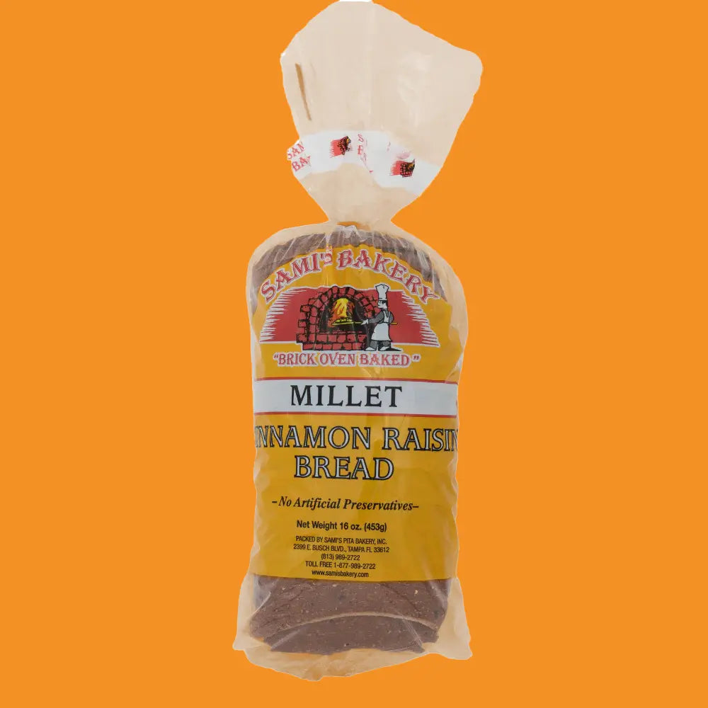 Millet Cinnamon Raisin Bread