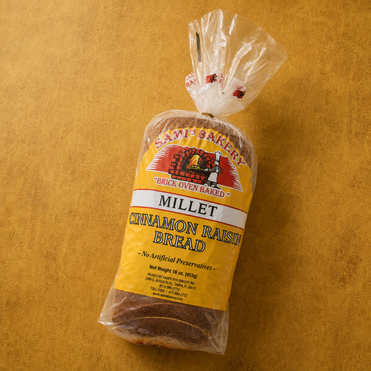 Millet Cinnamon Raisin Bread