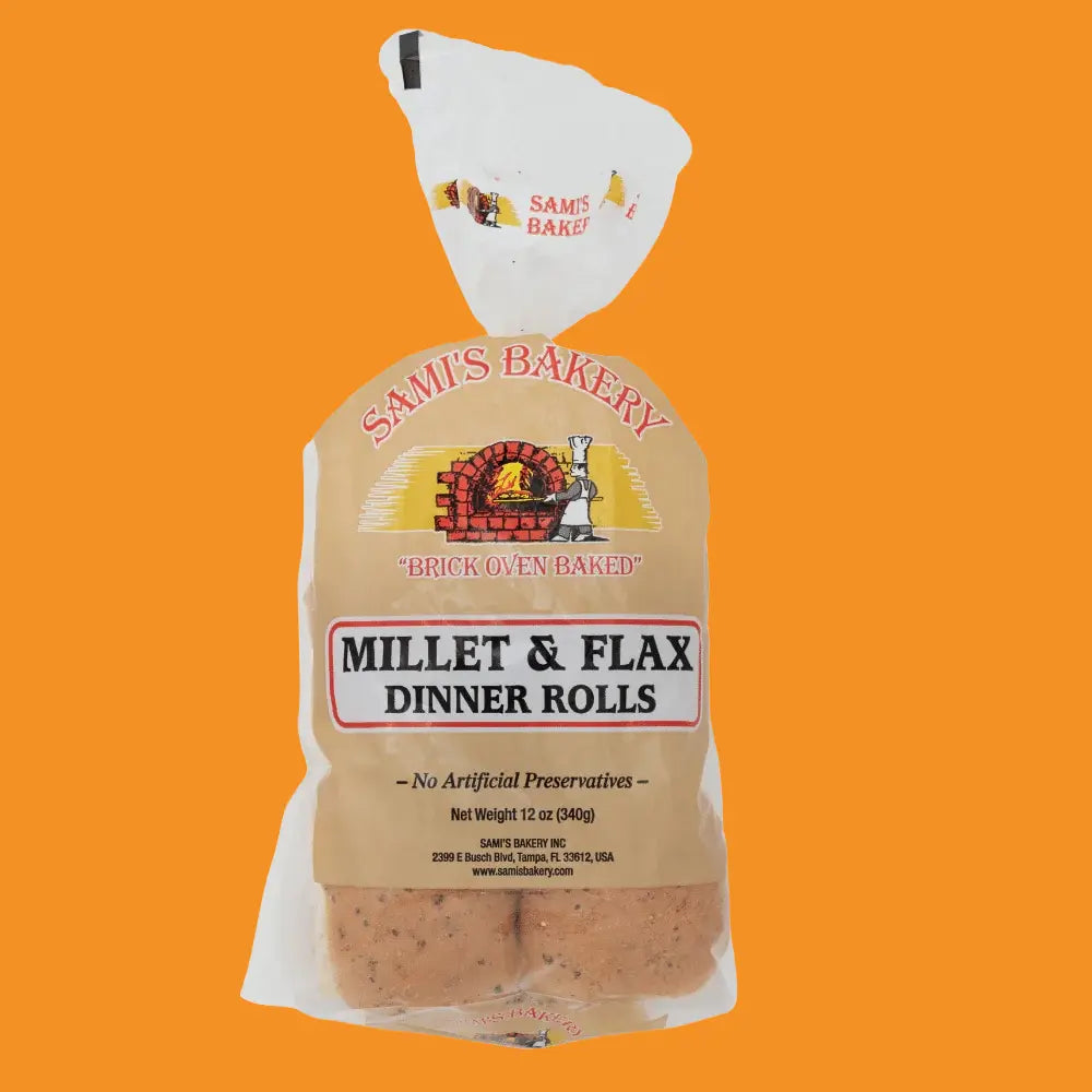 Millet & Flax Dinner Rolls