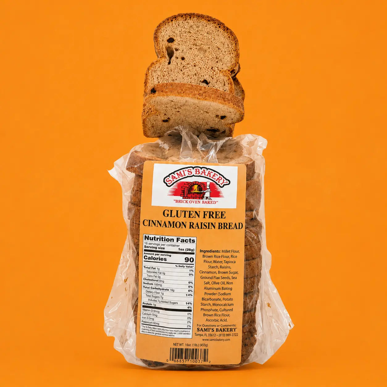 Gluten Free Cinnamon Raisin Bread