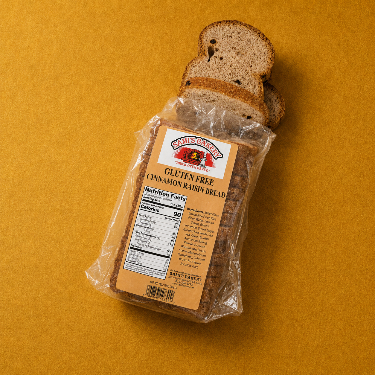 Gluten Free Cinnamon Raisin Bread