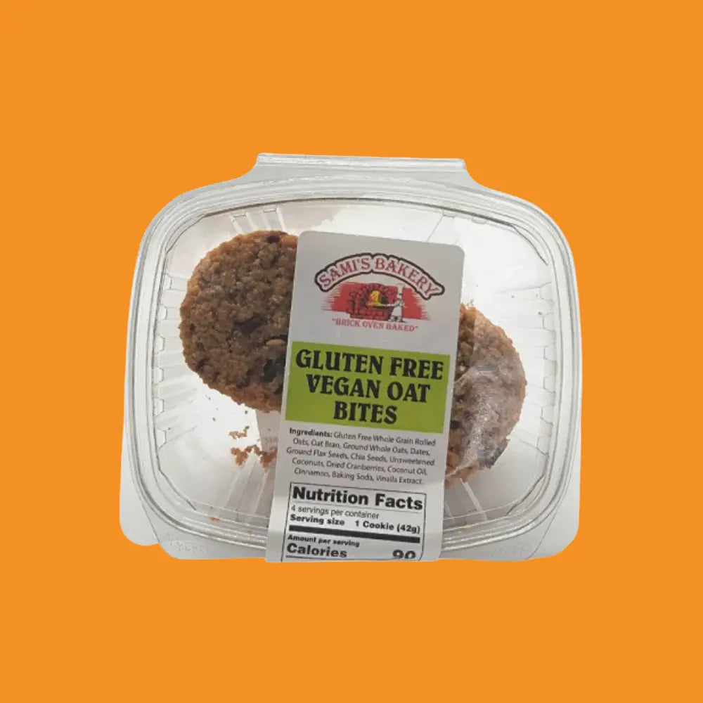 Gluten Free Vegan Oat Bites