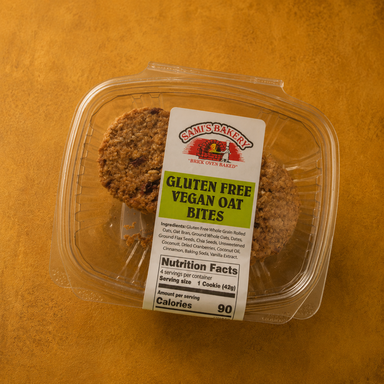 Gluten Free Vegan Oat Bites
