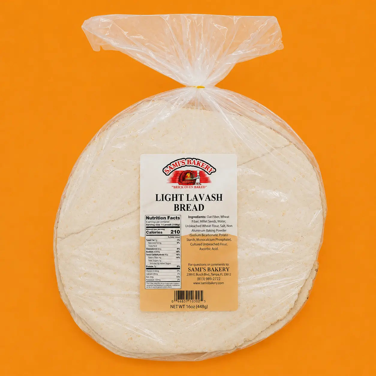 Light Lavash Bread