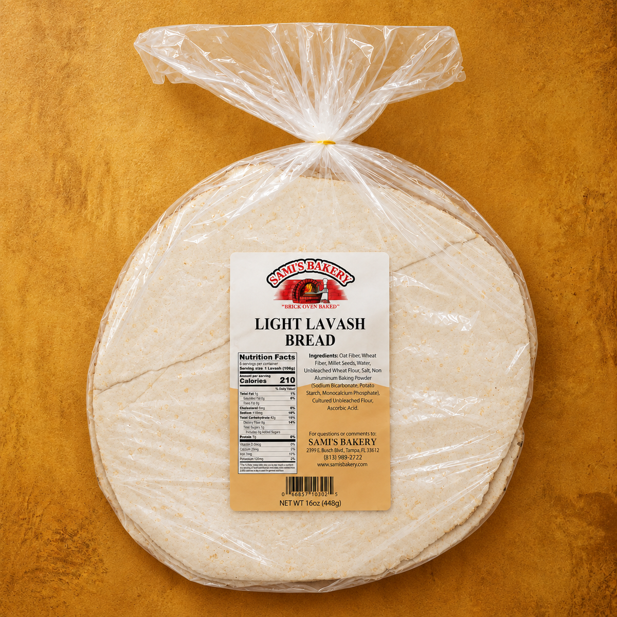 Light Lavash Bread
