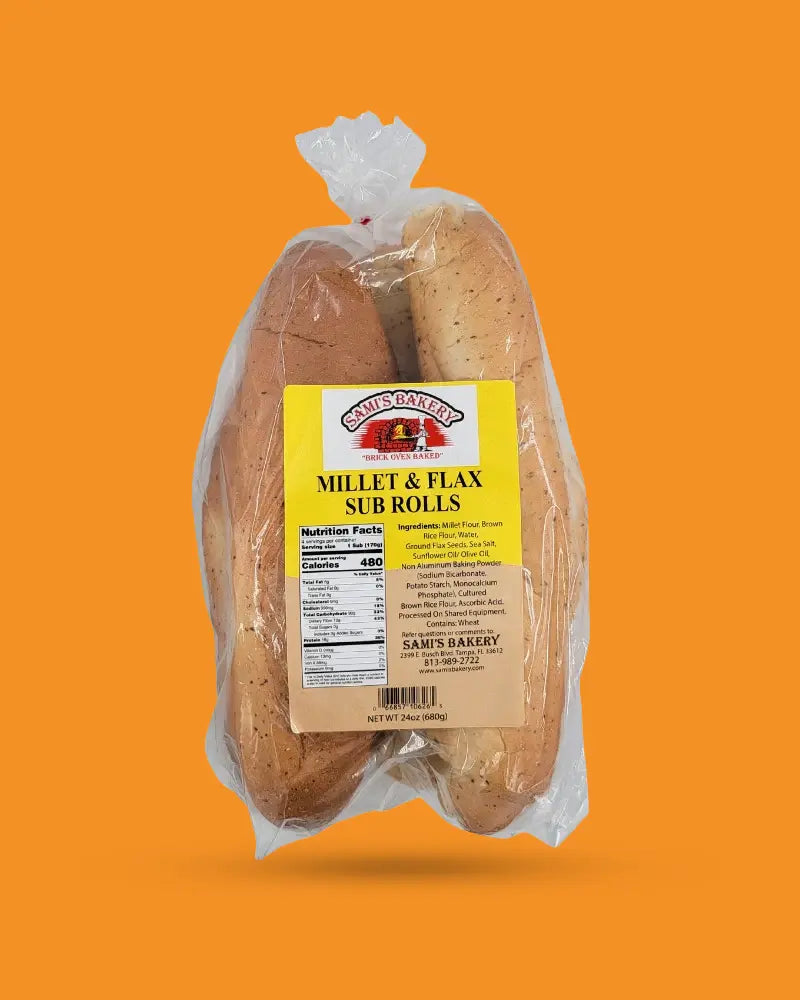 Millet & Flax Sub Rolls