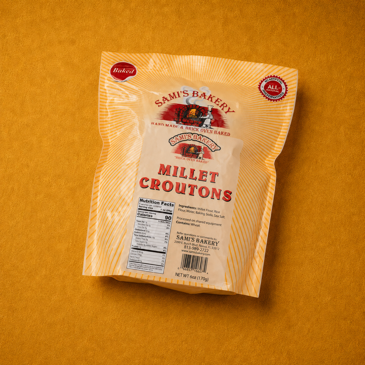 Millet Plain Croutons