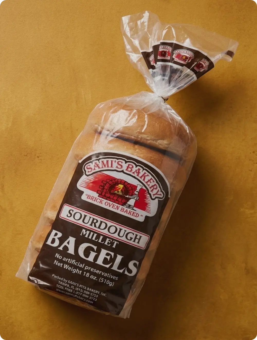 Millet Sourdough Bagels