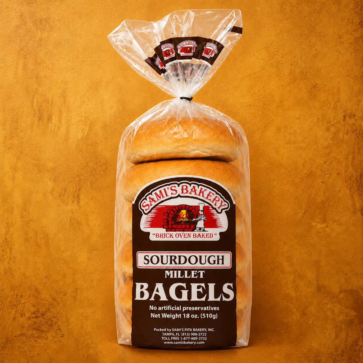 Millet Sourdough Bagels