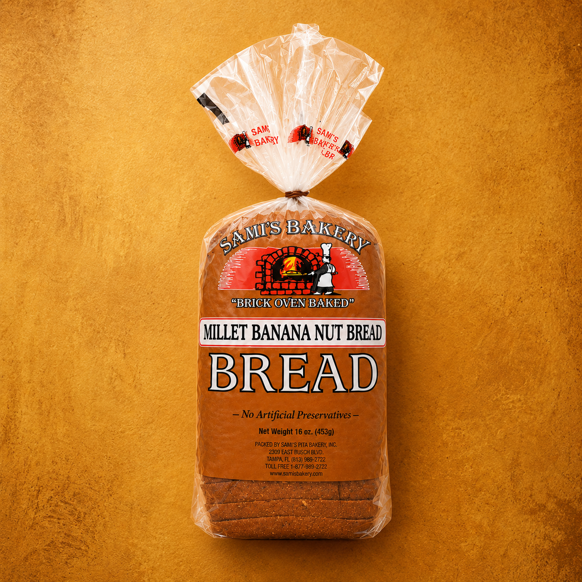 Millet Banana Nut Bread