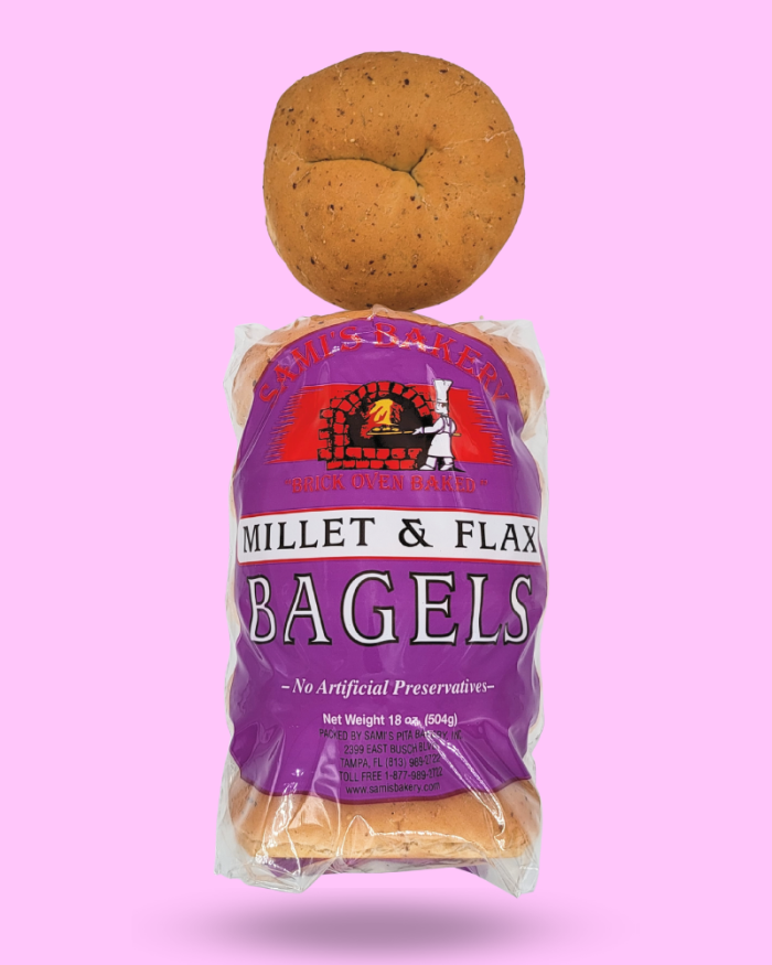 Millet And Flax Bagel Samis Bakery